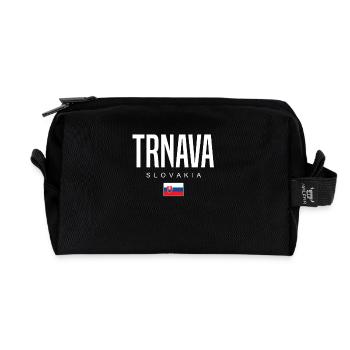 Trnava Slowakei - Recycelte Kulturtasche - Schwarz - Vorne