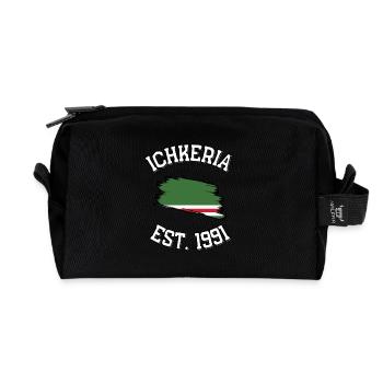 ICHKERIA EST.1991 - Recycled Toiletry Zip Bag - black - Front