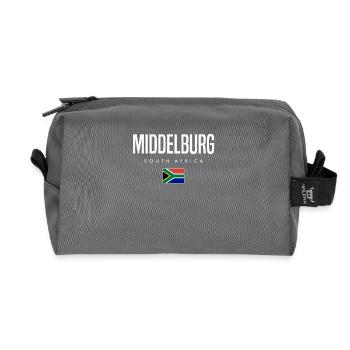 Middelburg Südafrika - Recycelte Kulturtasche - Anthrazit - Vorne