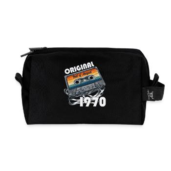 55e anniversaire Original août 1970 - Trousse de toilette en tissu recyclé - noir - Devant