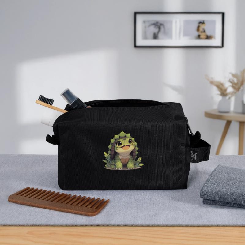 Snapping Turtles Snapping Turtle Recycled Toiletry Zip Bag