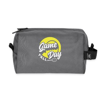 Joueur de tennis Jour de match Vous tous - Trousse de toilette en tissu recyclé - anthracite - Devant