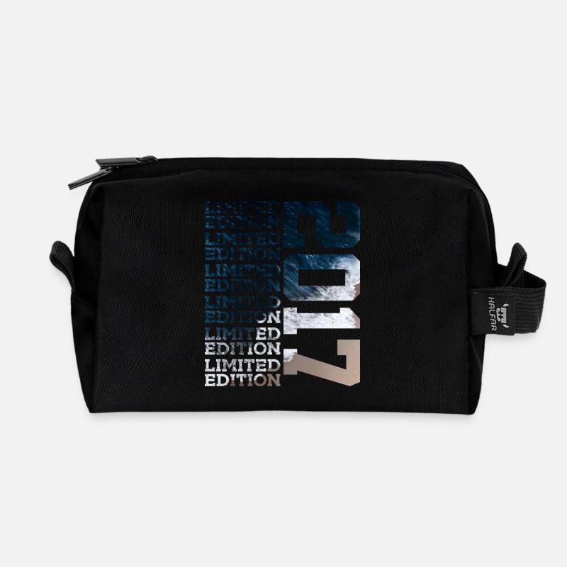 LIMITED EDITION 2017 9 JAHRE 9. GEBURTSTAG - Recycelte Kulturtasche - Schwarz