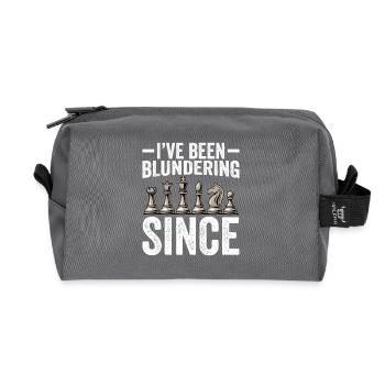 I've Been Blundering Since forever - Recycelte Kulturtasche - Anthrazit - Vorne