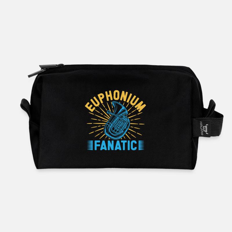 Euphonium Fanatic Baritone Marching Band - Recycelte Kulturtasche - Schwarz