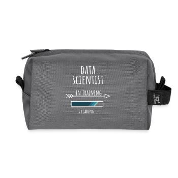 Data Scientist Geschenk Beruf Ausbildung - Recycelte Kulturtasche - Anthrazit - Vorne