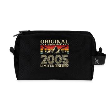 20ème Anniversaire Millésime Septembre Millésime 2005 - Trousse de toilette en tissu recyclé - noir - Devant