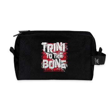 Tribe to the Bone GraffitiTrinidad Und Tobago - Recycelte Kulturtasche - Schwarz - Vorne