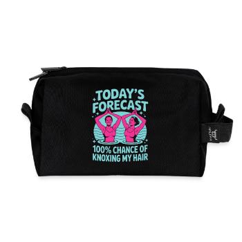 Synchronschwimmen Kunstschwimmen Wassersport - Recycelte Kulturtasche - Schwarz - Vorne