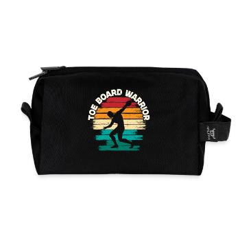 Lancer du poids Lancer du poids Toe Board Warrior - Trousse de toilette en tissu recyclé - noir - Devant