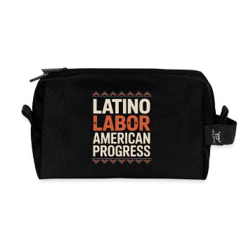  Latino Labor American Progress Hispanic Heritage - Recycelte Kulturtasche - Schwarz - Vorne