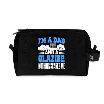 Retired Glazier Celebration Window Worker Humor - Recycelte Kulturtasche - Schwarz - Vorne