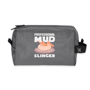 Professioneller Töpfer Meister Ton - Recycled Toiletry Zip Bag - anthracite - Front