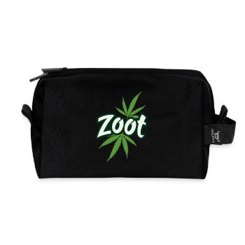 Zoot Cannabis Leaf 420 Stoner Graphique - Trousse de toilette en tissu recyclé - noir - Devant