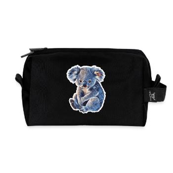 Koala - Trousse de toilette en tissu recyclé - noir - Devant