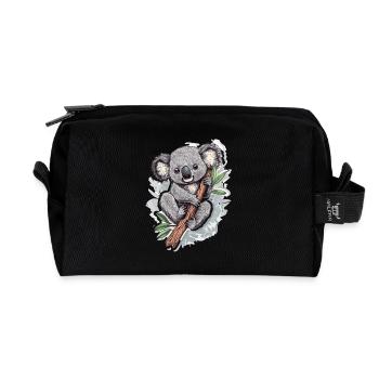 Koala - Trousse de toilette en tissu recyclé - noir - Devant
