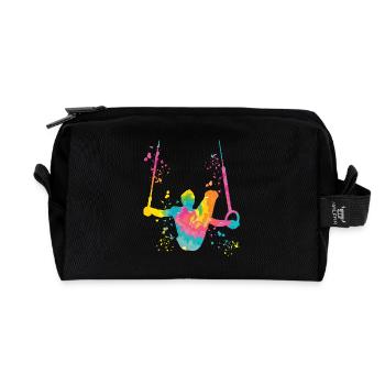 Artistic Gymnastics Rings Artistic Gymnastics - Recycled Toiletry Zip Bag - black - Front