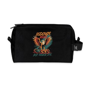 Griffin Mythologische Kreaturen - Recycelte Kulturtasche - Schwarz - Vorne