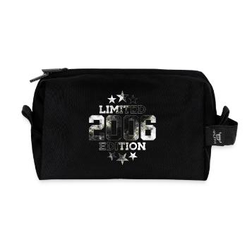 LIMITED EDITION 2006 20. GEBURTSTAG - Recycelte Kulturtasche - Schwarz - Vorne