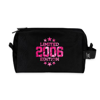LIMITED EDITION 2006 20. GEBURTSTAG - Recycelte Kulturtasche - Schwarz - Vorne