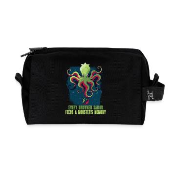 Kraken Mythologische Kreaturen - Recycelte Kulturtasche - Schwarz - Vorne