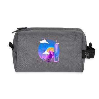 Vaporwave Pastell Goth Ästhetik Retro Synthwave - Recycelte Kulturtasche - Anthrazit - Vorne