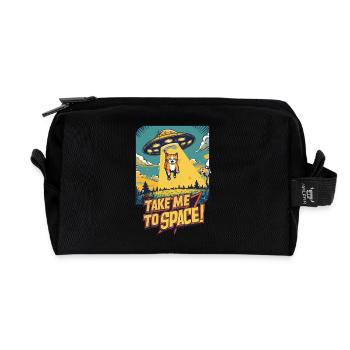 Cat UFO All-Adventure - Trousse de toilette en tissu recyclé - noir - Devant