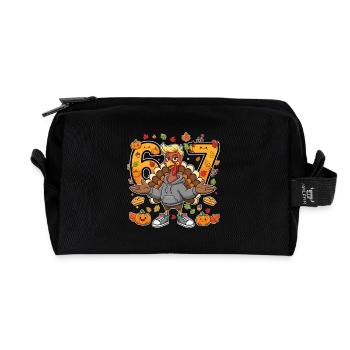 Automne Turquie 57 Sweat à capuche Graphic - Trousse de toilette en tissu recyclé - noir - Devant