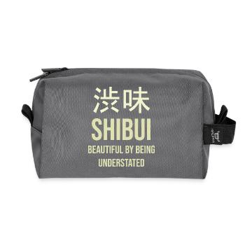 Shibui Schlanker Minimalismus - Recycelte Kulturtasche - Anthrazit - Vorne