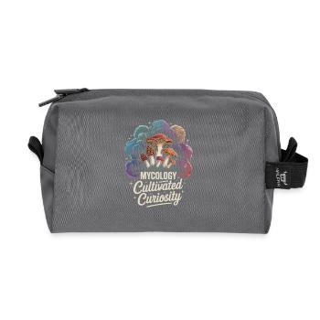 Mycology Cultivated Curiosity Fungi Science - Recycelte Kulturtasche - Anthrazit - Vorne