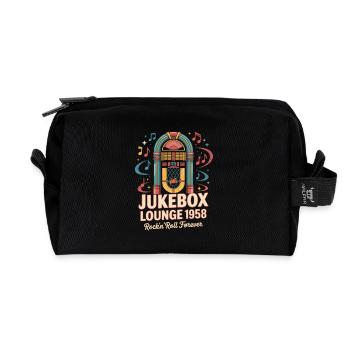 Jukebox Lounge 1958 - Recycelte Kulturtasche - Schwarz - Vorne