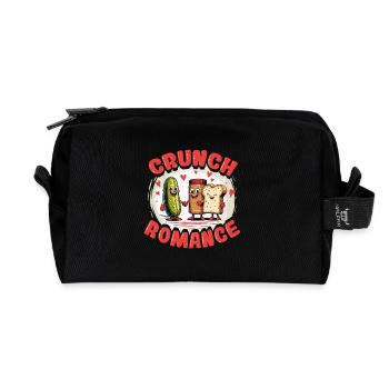 Cucumber Peanut Butter Toast Crunch Romance - Recycled Toiletry Zip Bag - black - Front