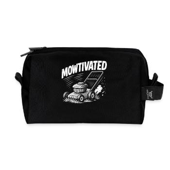 Motorisé - Trousse de toilette en tissu recyclé - noir - Devant