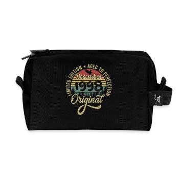 Décembre 1998 - Légende depuis décembre 1998 - Trousse de toilette en tissu recyclé - noir - Devant