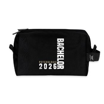 Psychology Bachelor 2026 - Recycled Toiletry Zip Bag - black - Front