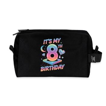 It's My 8th Birthday K-Pop Aesthetic - Recycelte Kulturtasche - Schwarz - Vorne
