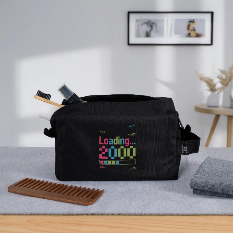 Loading 2000 pixel loading screen Recycled Toiletry Zip Bag
