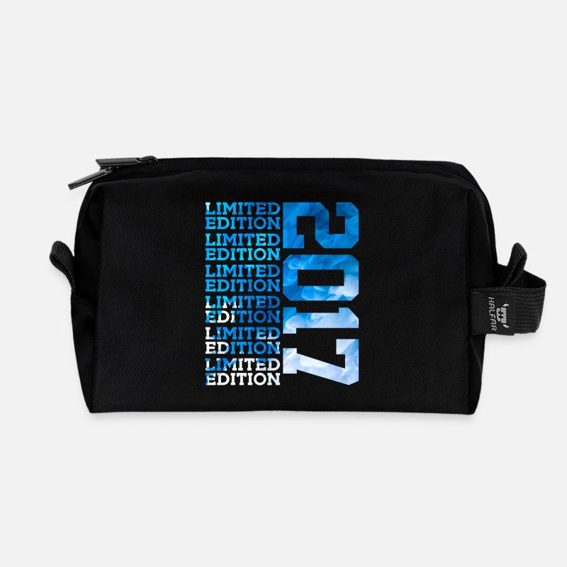 LIMITED EDITION 2017 9 JAHRE 9. GEBURTSTAG - Recycelte Kulturtasche - Schwarz