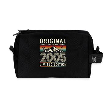 20e anniversaire Original Décembre Volume 2005 - Trousse de toilette en tissu recyclé - noir - Devant