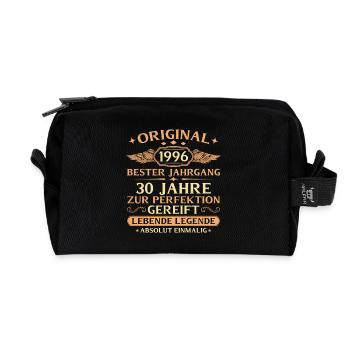 1996 Année de construction Légende vivante - 30e anniversaire - Trousse de toilette en tissu recyclé - noir - Devant