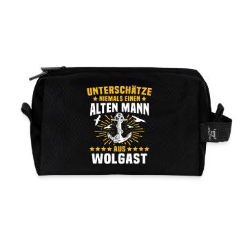 Wolgast sous-estime l’homme Wolgast - Trousse de toilette en tissu recyclé - noir - Devant