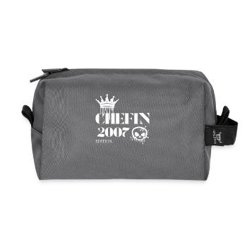 Chefin Edition 2007 Powerfrau 18 Jahre - Recycelte Kulturtasche - Anthrazit - Vorne