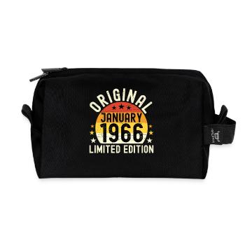 Jubiläum Januar 1966 Limitierte Originalauflage - Recycelte Kulturtasche - Schwarz - Vorne