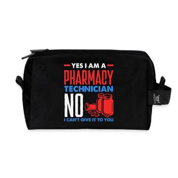 Apotheker Pharmazeutisch-technischer - Recycelte Kulturtasche - Schwarz - Vorne