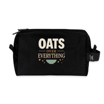 Porridge Breakfast Culture Overnight - Recycled Toiletry Zip Bag - black - Front