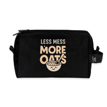 Porridge Breakfast Culture Overnight - Recycled Toiletry Zip Bag - black - Front