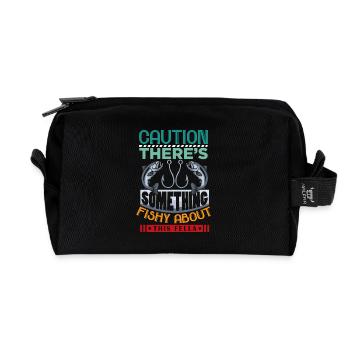 Pêcheurs Pêcheurs Pêcheurs Pêcheurs Pêcheurs Sportifs - Trousse de toilette en tissu recyclé - noir - Devant