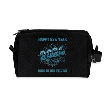Frohes neues Jahr 2026 Celebration Ring Zukunft - Recycelte Kulturtasche - Schwarz - Vorne