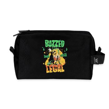 Energy Drink - Recycled Toiletry Zip Bag - black - Front