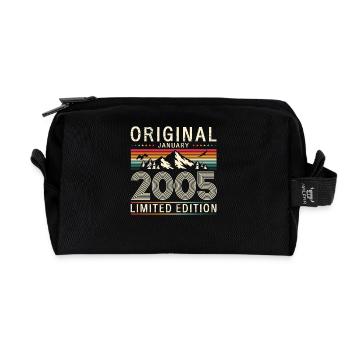21e anniversaire Original janvier 2005 - Trousse de toilette en tissu recyclé - noir - Devant